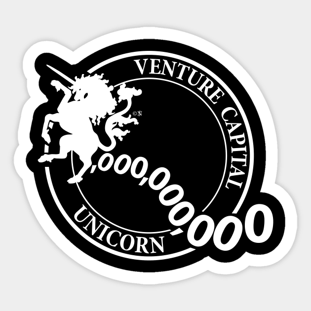 Unicorn Investment Humor Sticker by cartogram